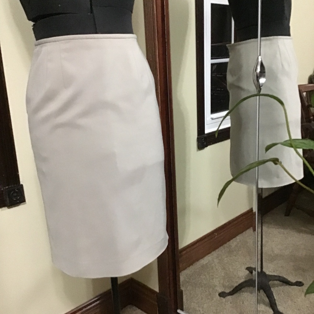 Gray Kasper Midi Skirt/4